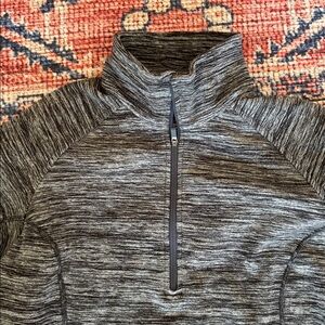 Mountain Hardwear Charcoal Quarter-Zip Fleece Sweater